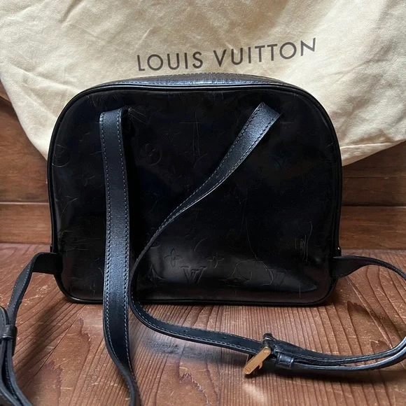VTG Louis Vuitton Black Backpack Bag - Picture 9 of 10